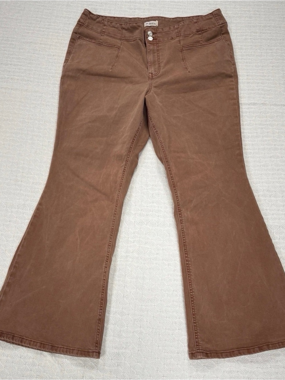 Maurice’s M Jeans Flare High Rise Women’s Size 22w Brown